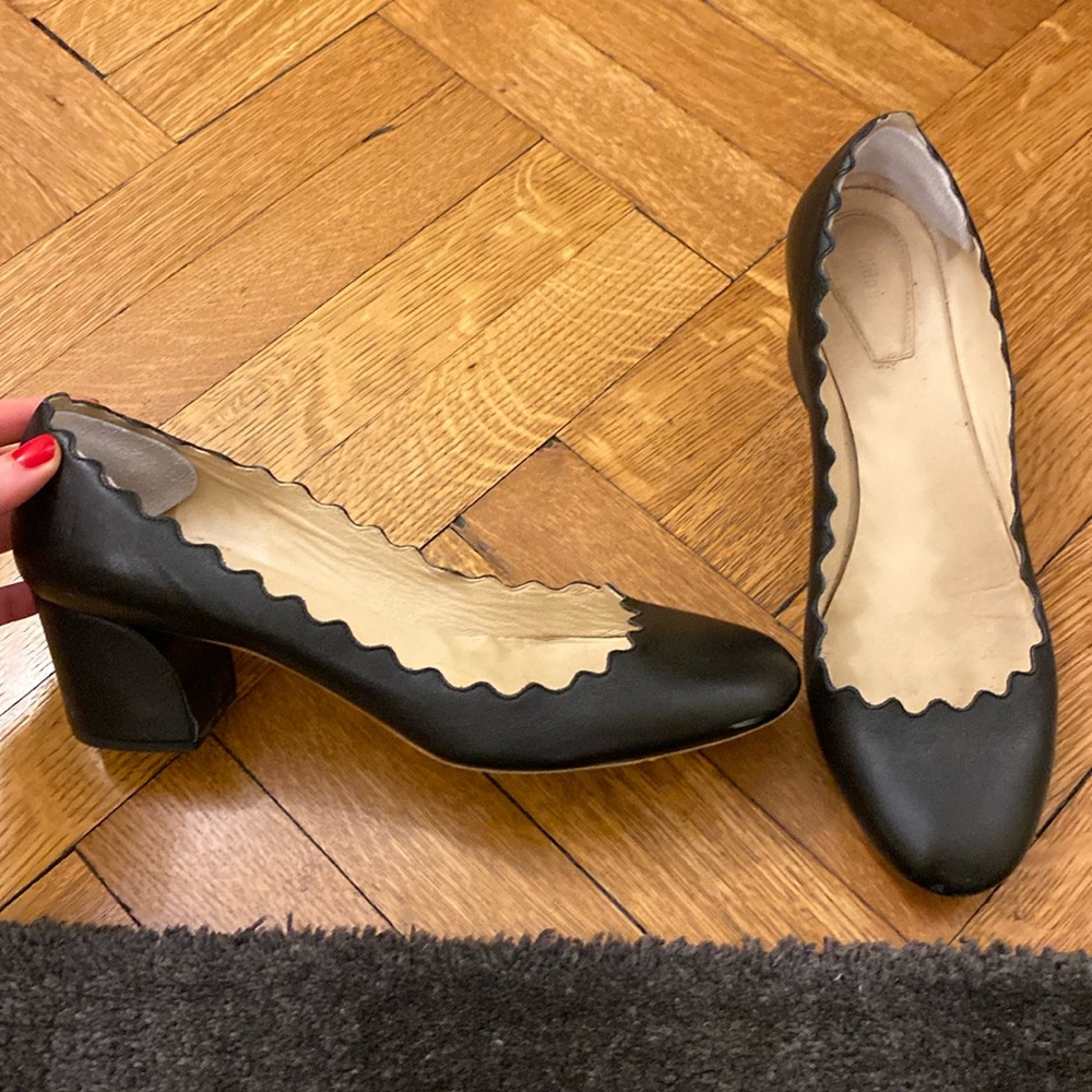 Chloe block heels